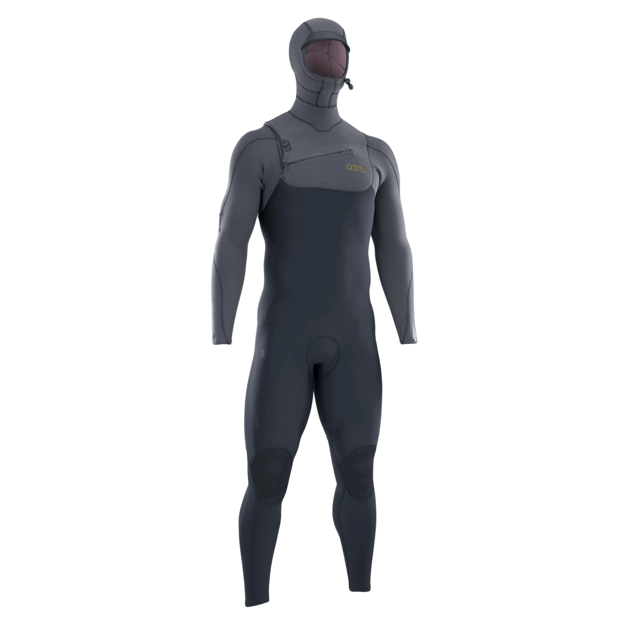 ION Men Wetsuit Seek Amp 6/5 Hood Front Zip 2024