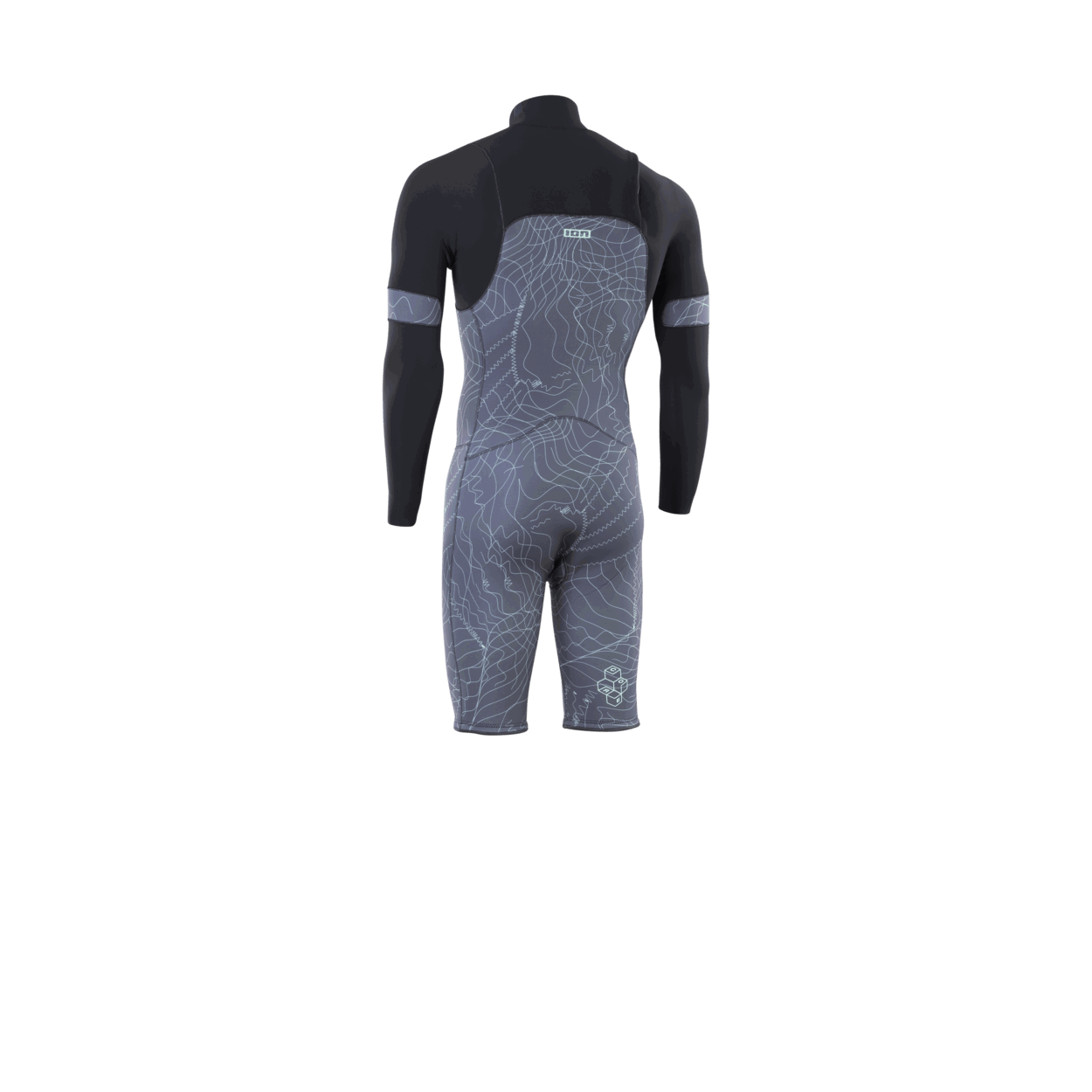 ION Men Wetsuit Seek Core 3/2 Shorty Longsleeve Front Zip 2024